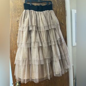 Favlux - 4 Tier Tulle midi skirt